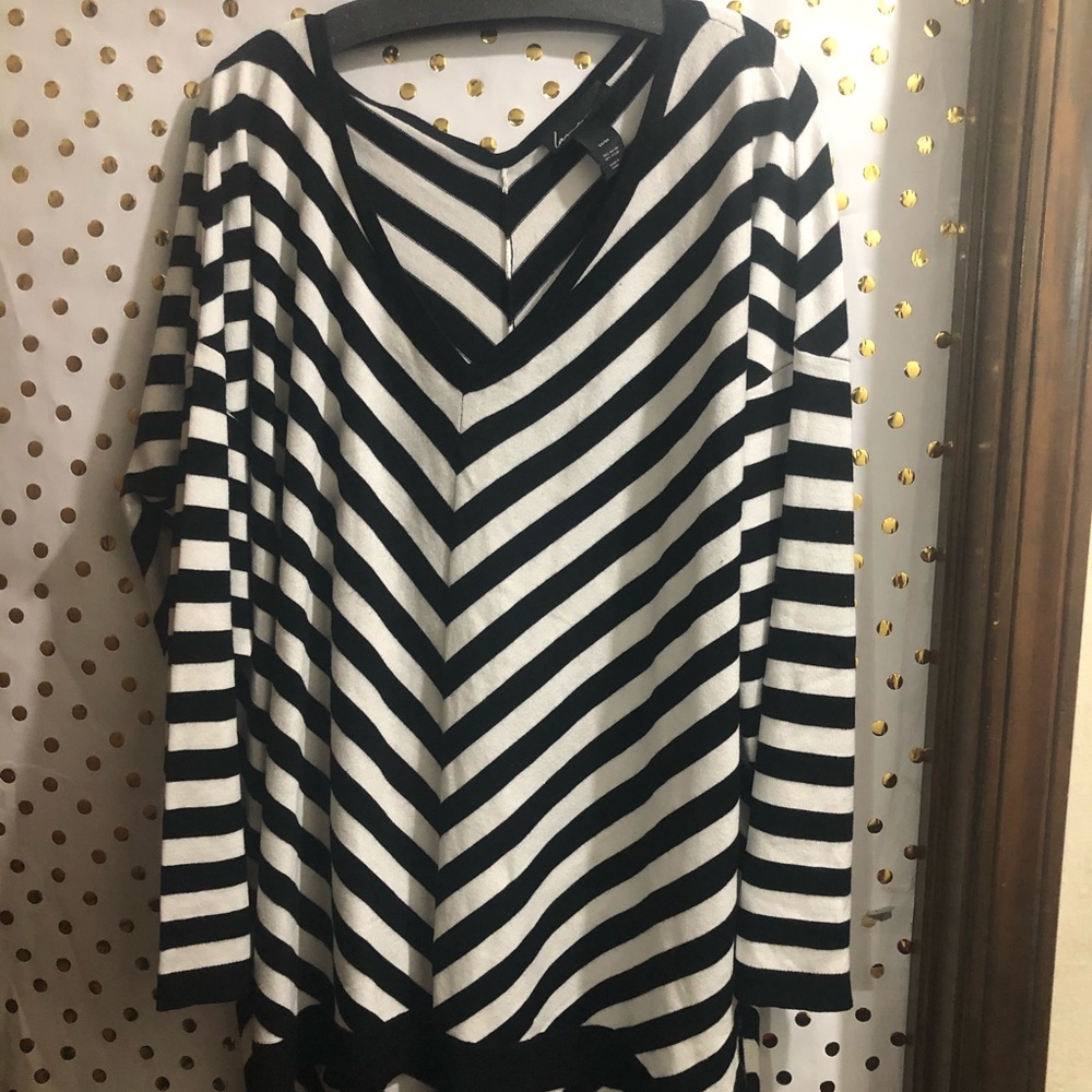 Black and white stripe sweater